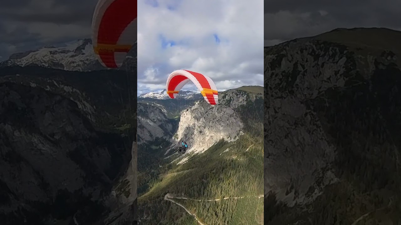 Beautiful Landscape from the sky#Paragliding #Parapente #Adventure #OutdoorAdventure #AerialView
