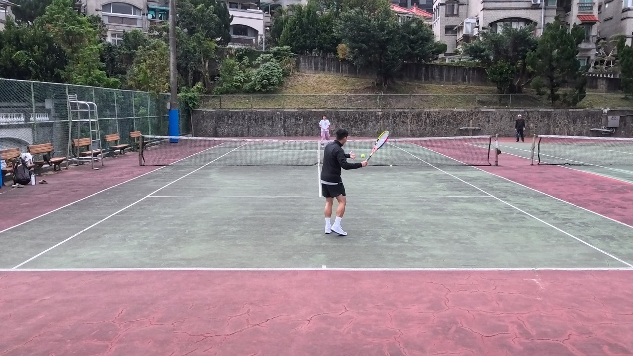 [ 4K 60fps ] Taipei Tennis Court View: Yanpoting Park (Neihu) | Tennis Practice POV | SlowTV
