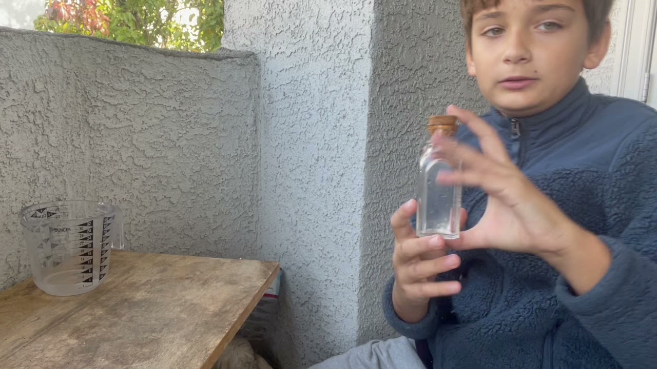 Making a mini shield potion from Fortnite in real life￼