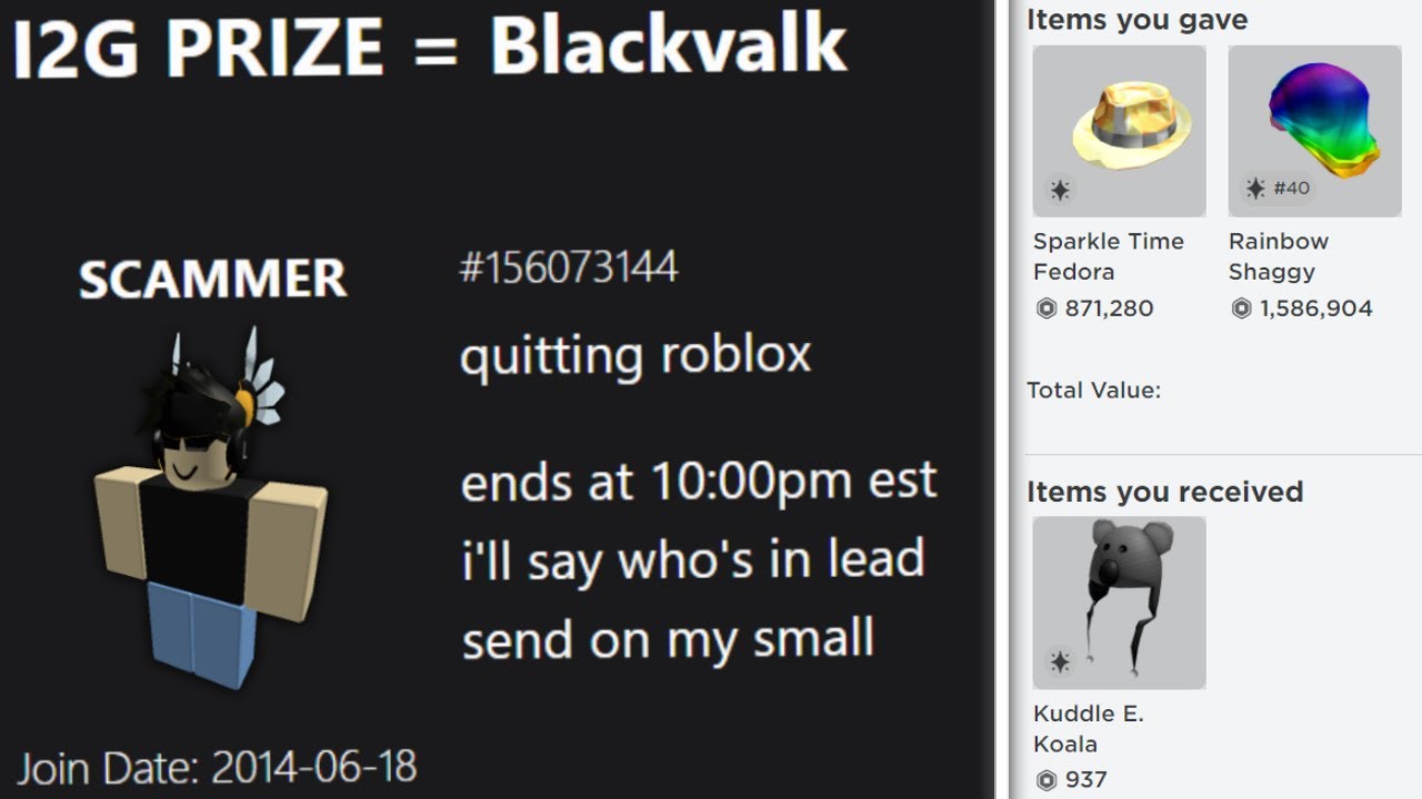 Everybody fell for this Roblox scam..