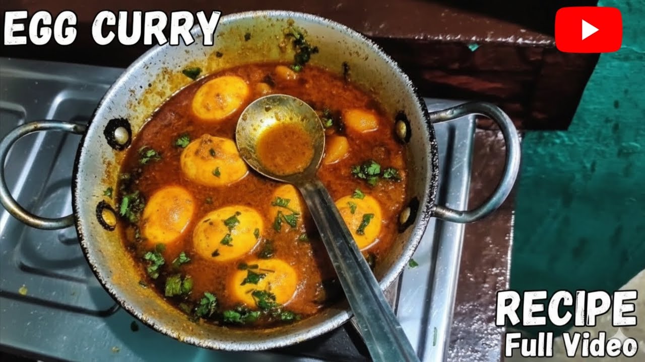 EGG CURRY COOKING VILLAGE STYLE #cooking #shorts 