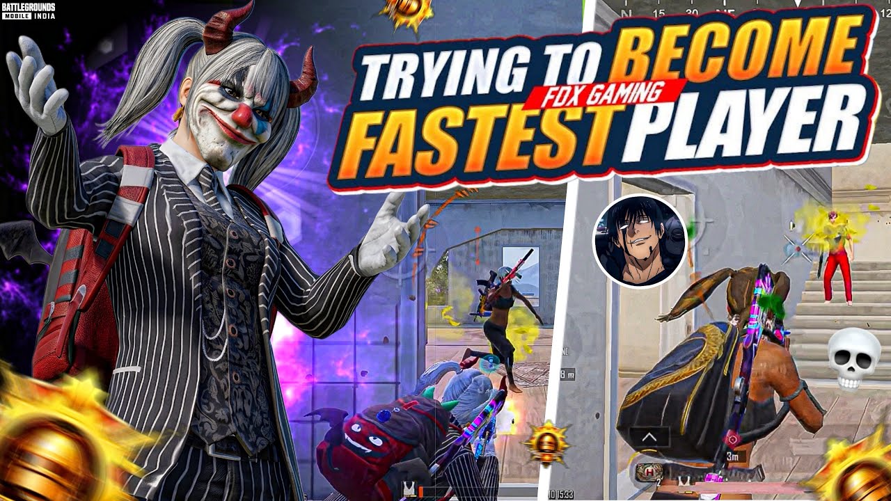 TRYING TO BECOME FASTEST PLAYER | FASTEST 5 FINGER PLAYER 💀🔝