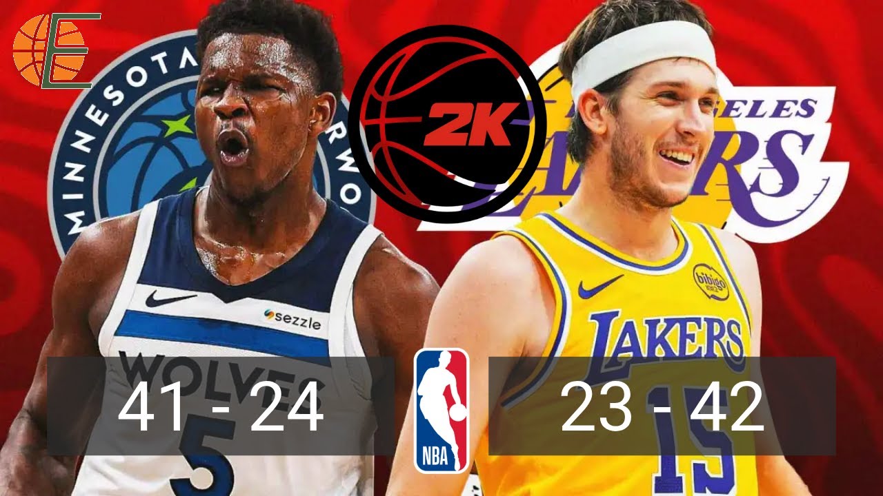 CAN WE STOP THE PACK? Timberwolves (41-24) @ Lakers (23-42) | Full Game Broadcast