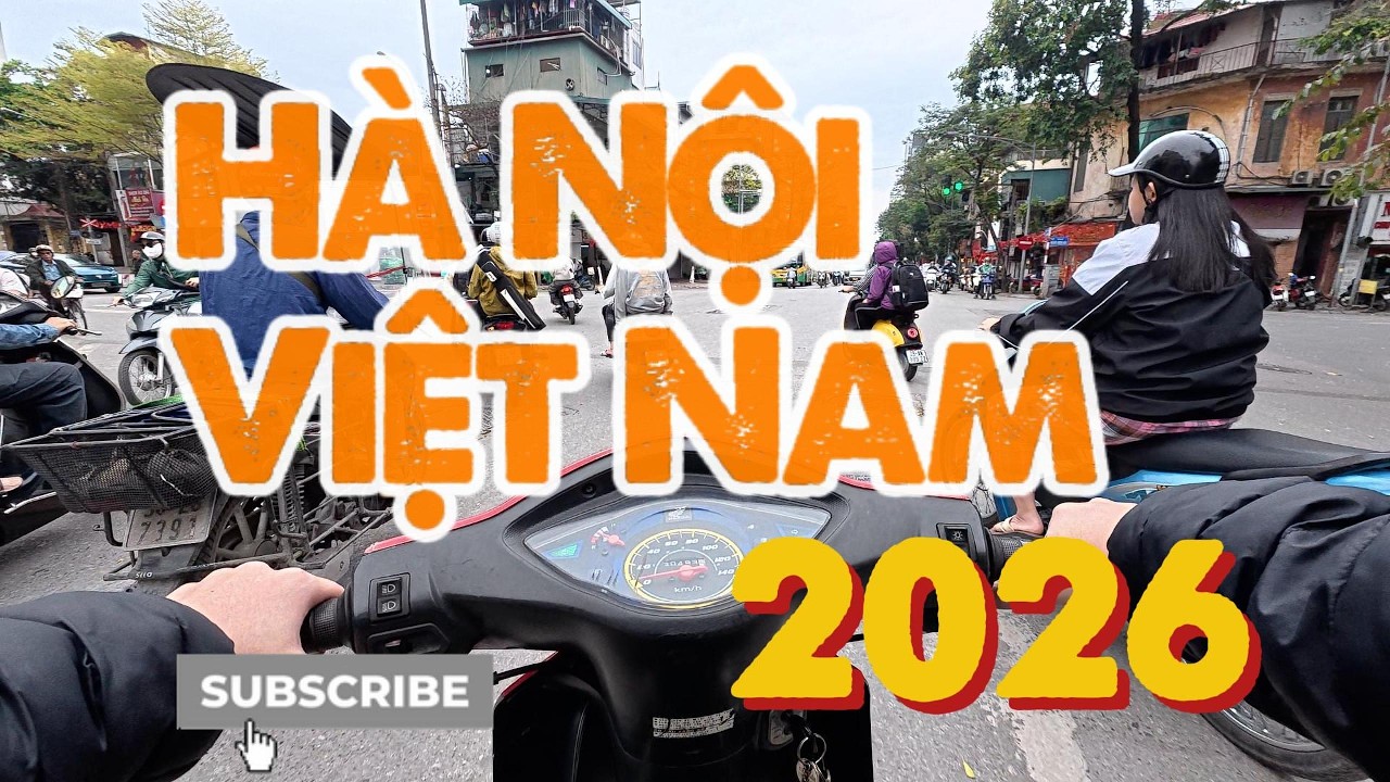 Đường Phố Hà Nội | Việt Nam Giờ Cao Điểm |  Motorbiking Hanoi Old Quarter 2026