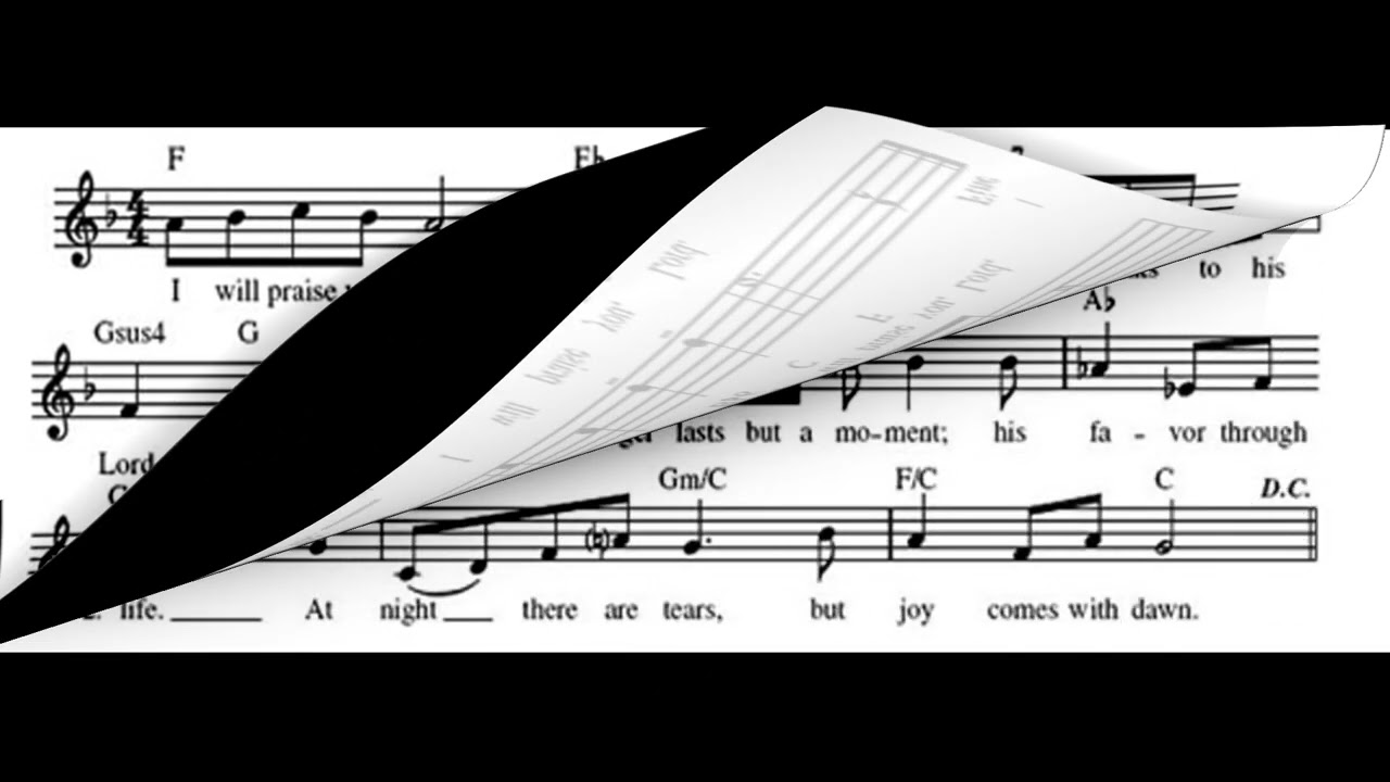 Psalm 030 I Will Praise You Lord Paul Innwood - for choir practice only