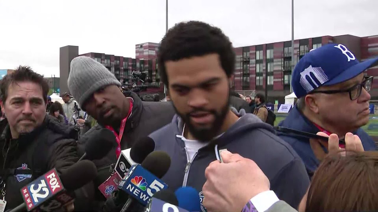 Caleb Williams talks dinner with Bears, being comfy in his own skin, Rome Odunze on eve of NFL Draft