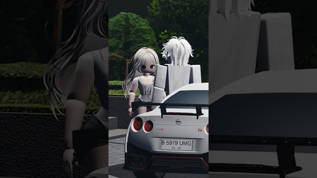 GTR R35 with her by my side Car Driving Indonesia CDID  #shorts #cdid #cardrivingindonesia
