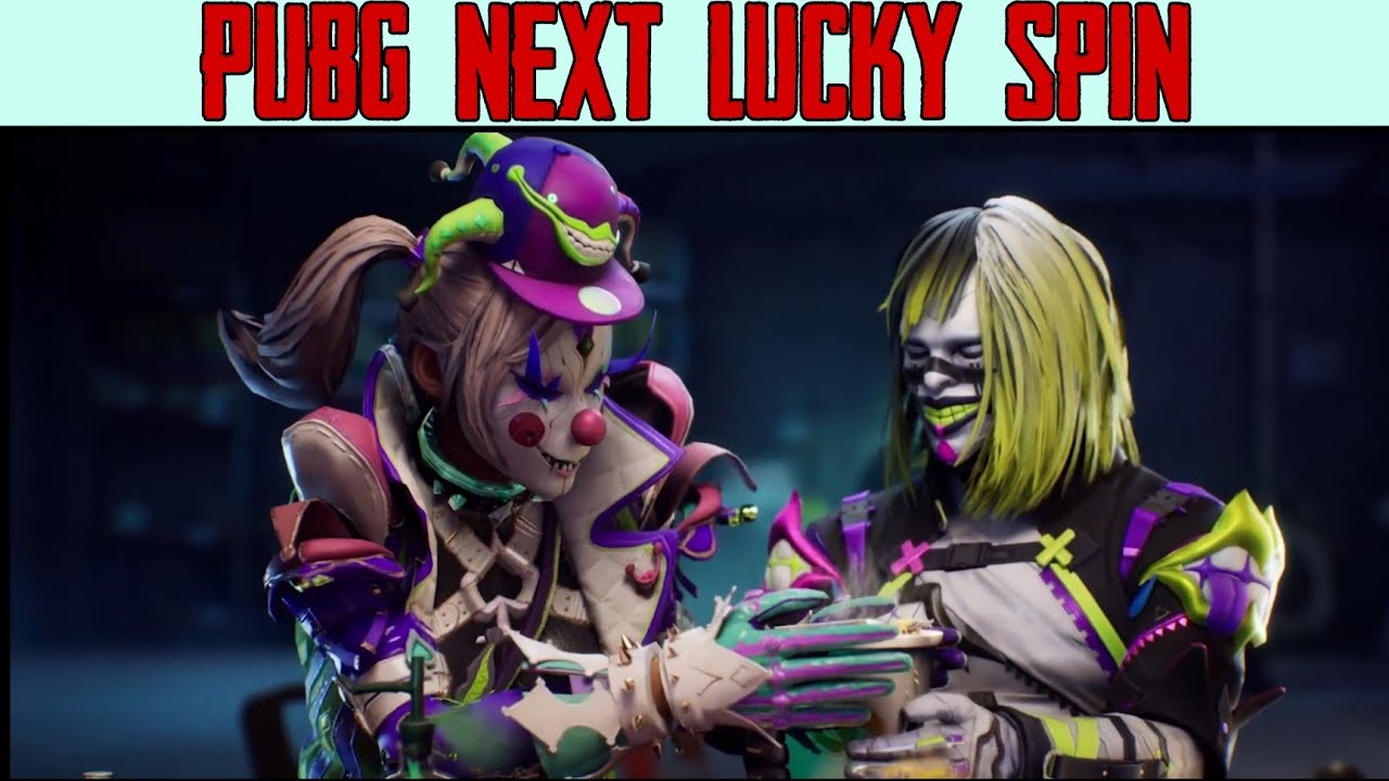 PUBG NEXT LUCKY SPIN TRAILER, PUBG MOBILE UPCOMING LUCKY SPIN TRAILER, FLUORESCENT JESTER LUCKY SPIN
