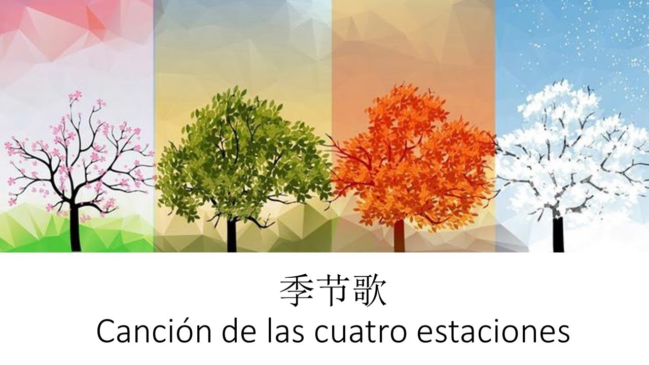 Aprender chino con la canción: Canción de las cuatro estaciones 四季歌 Song of four seasons