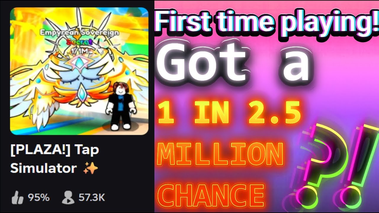 I Played Tap Simulator for the First Time... and My Luck Never Stopped!