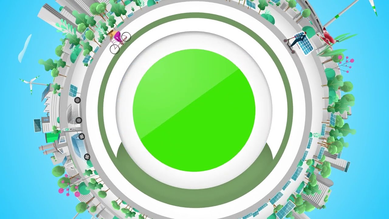 Green Screen Graphics | Green Energy Intro | HD1080P