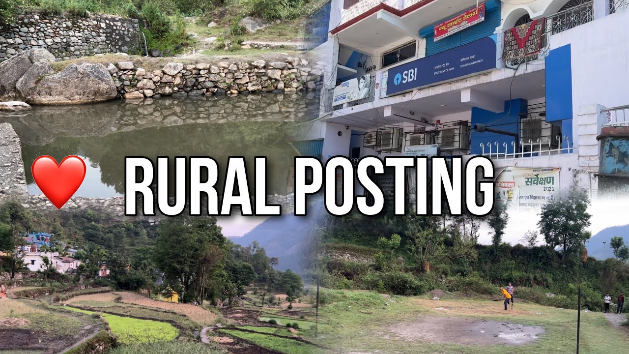 First Day in SBI Bank || SBI RURAL POSTING || vlog #46