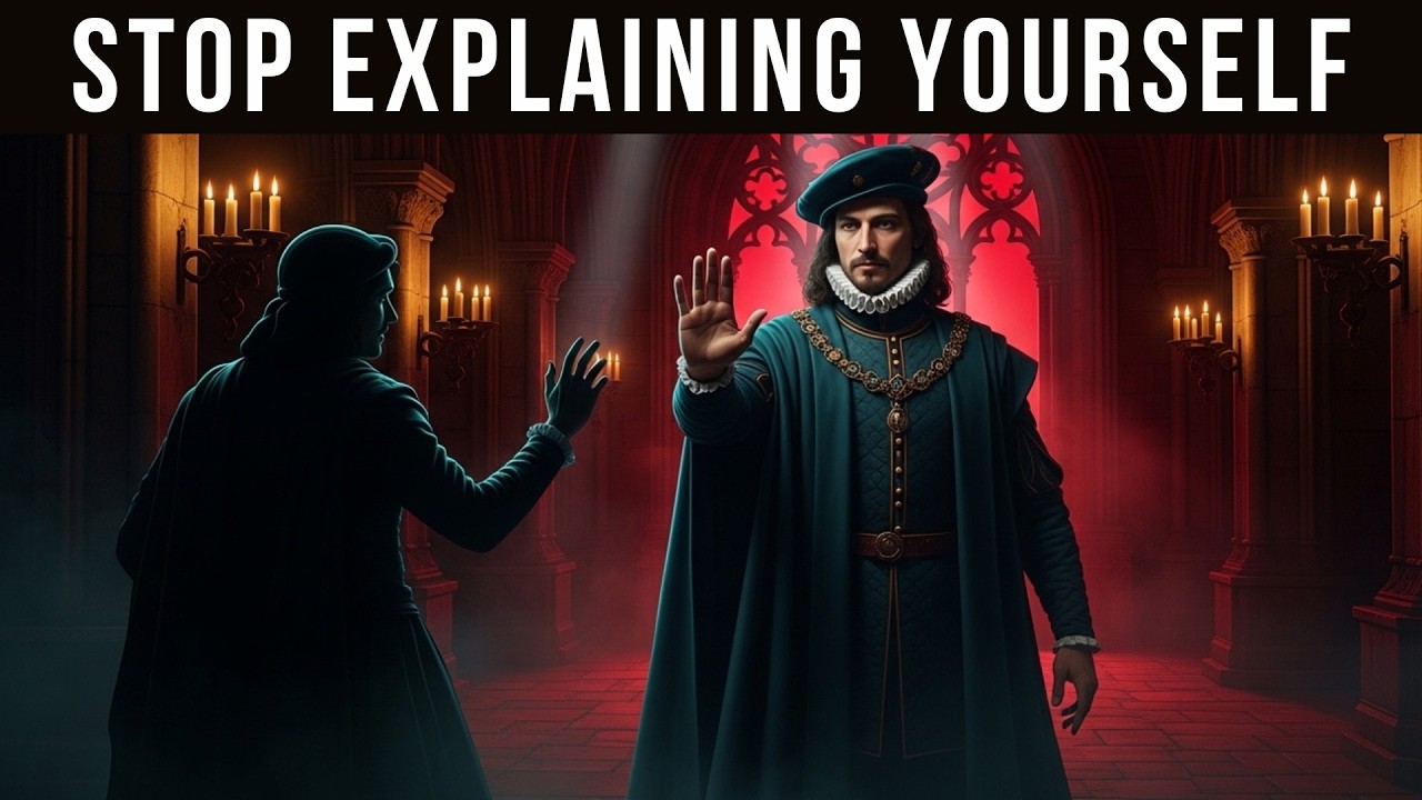 Stop Explaining Yourself | Start Controlling the Room | Machiavelli’s Cold Rule