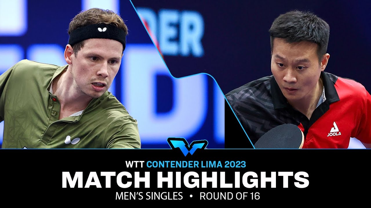 Yang Wang vs Jonathan Groth | MS R16 | WTT Contender Lima 2023