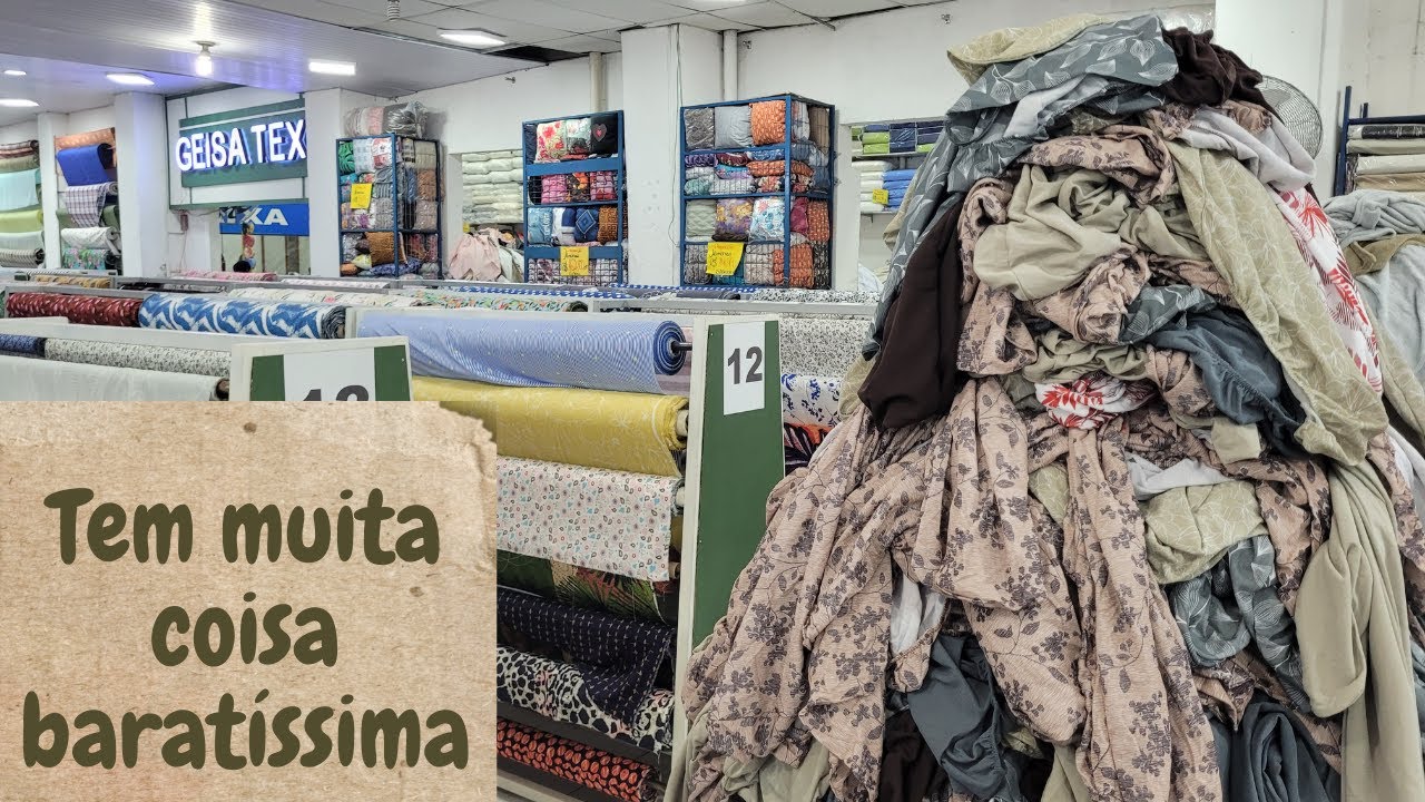 Garimpando TESOUROS POR QUILO: Tour pela loja de RETALHOS e cama, mesa e banho no Brás