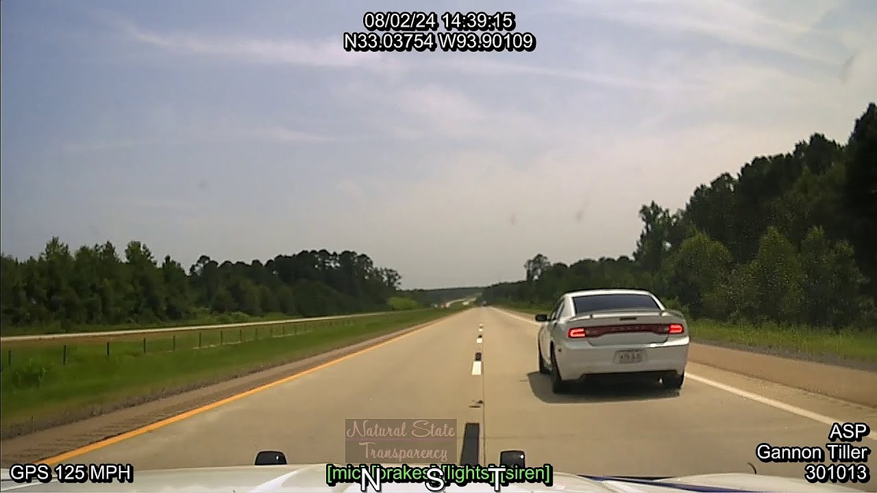 Pursuit/TVI/Crash I-49 Fouke Miller County Arkansas State Police Troop G, Traffic Series Ep. 1095
