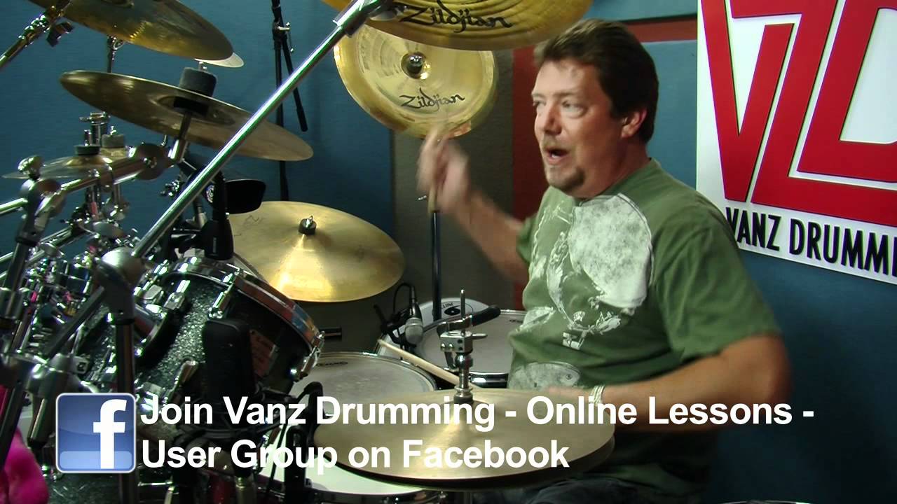 How to Play Drums - Double Bass Quad Flip-ity-flop - Vanz Drumming
