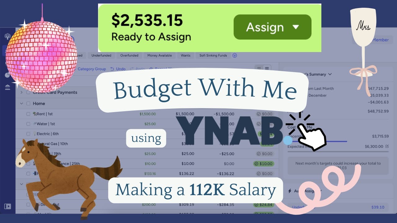 Budget My $2400 Paycheck | February #1 2026 YNAB