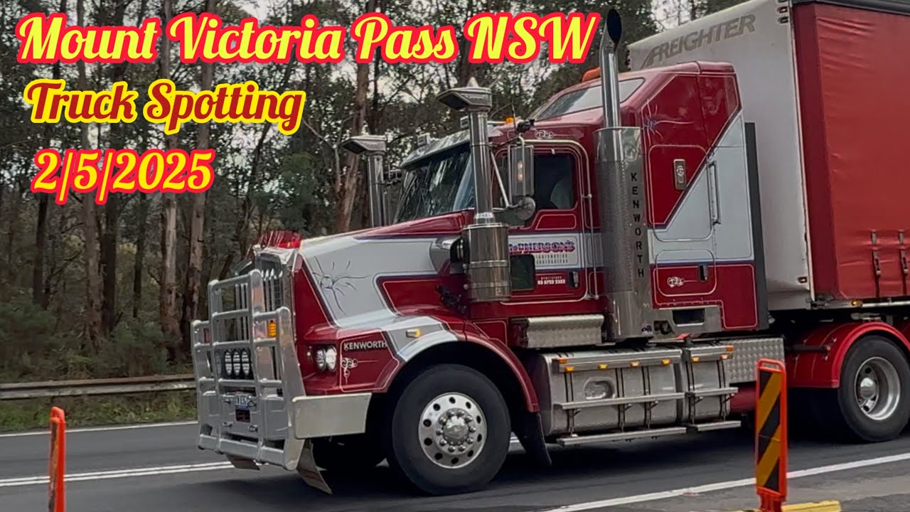 Truck Spotting Mount Victoria Pass NSW 2/5/2025 #trucking