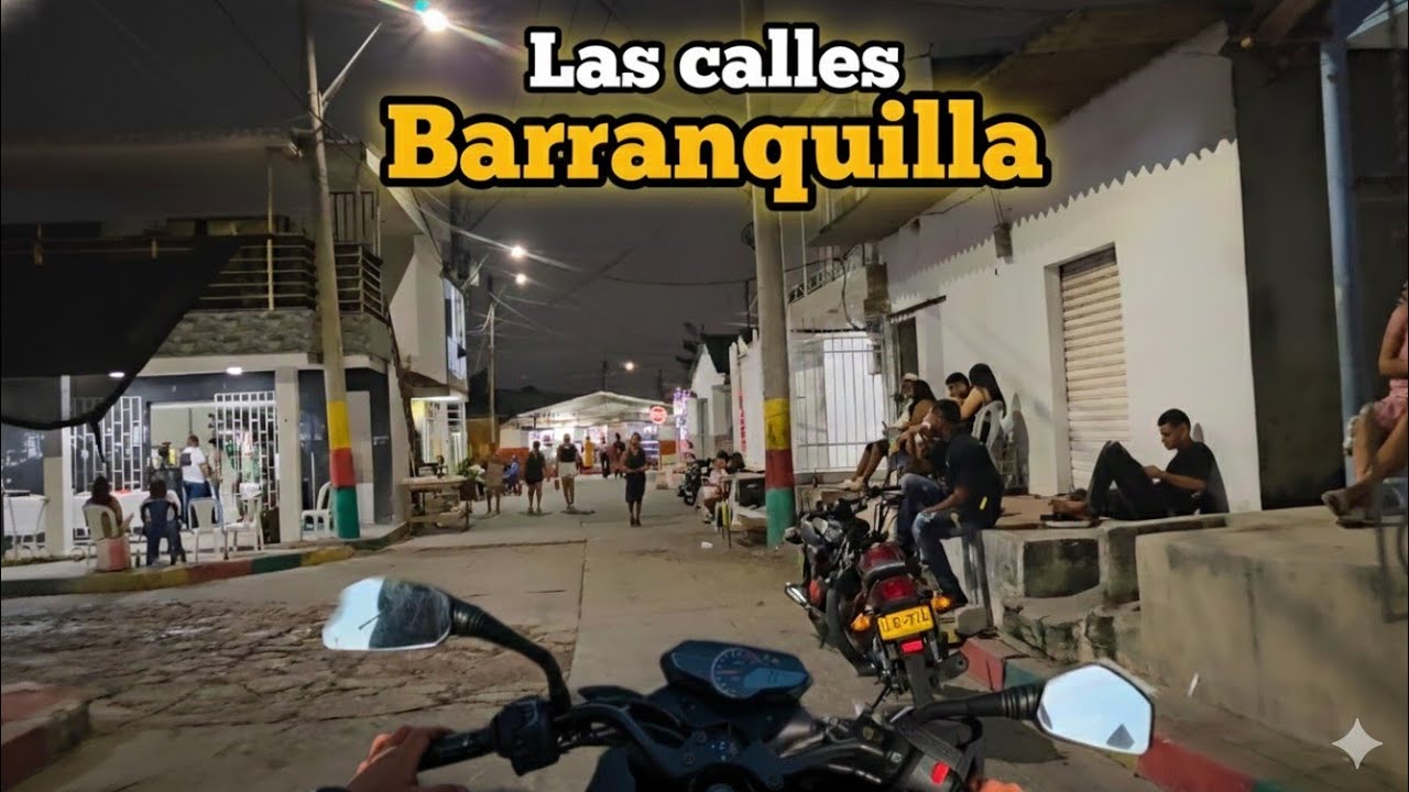 Así se ven las calles de Barranquilla en la hora pito y feliz año nuevo.