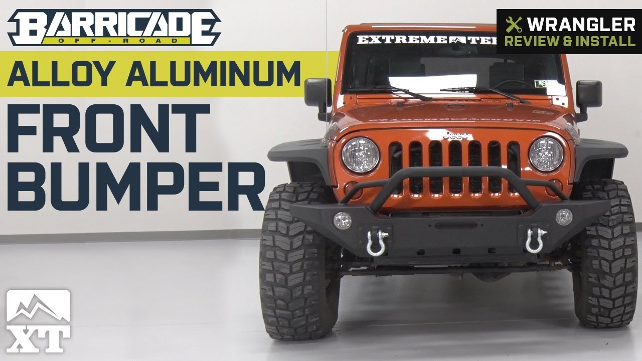 Jeep Wrangler Barricade Alloy Series Aluminum Front Bumper (2007-2018 JK & JL) Review & Install