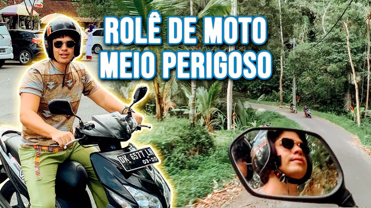 Alugando moto em Bali - Não é caro viajar em Ubud