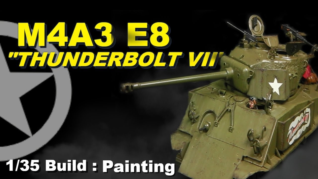 Dragon Models 1/35 M4A3 E8 Thunderbolt VII Build Video part 2