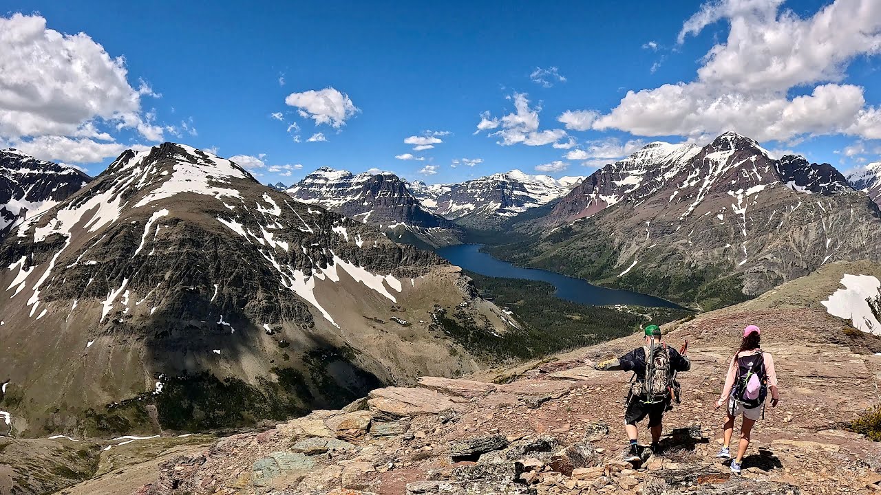 Scenic Point Trail in Glacier National Park's Two Medicine Valley 4K