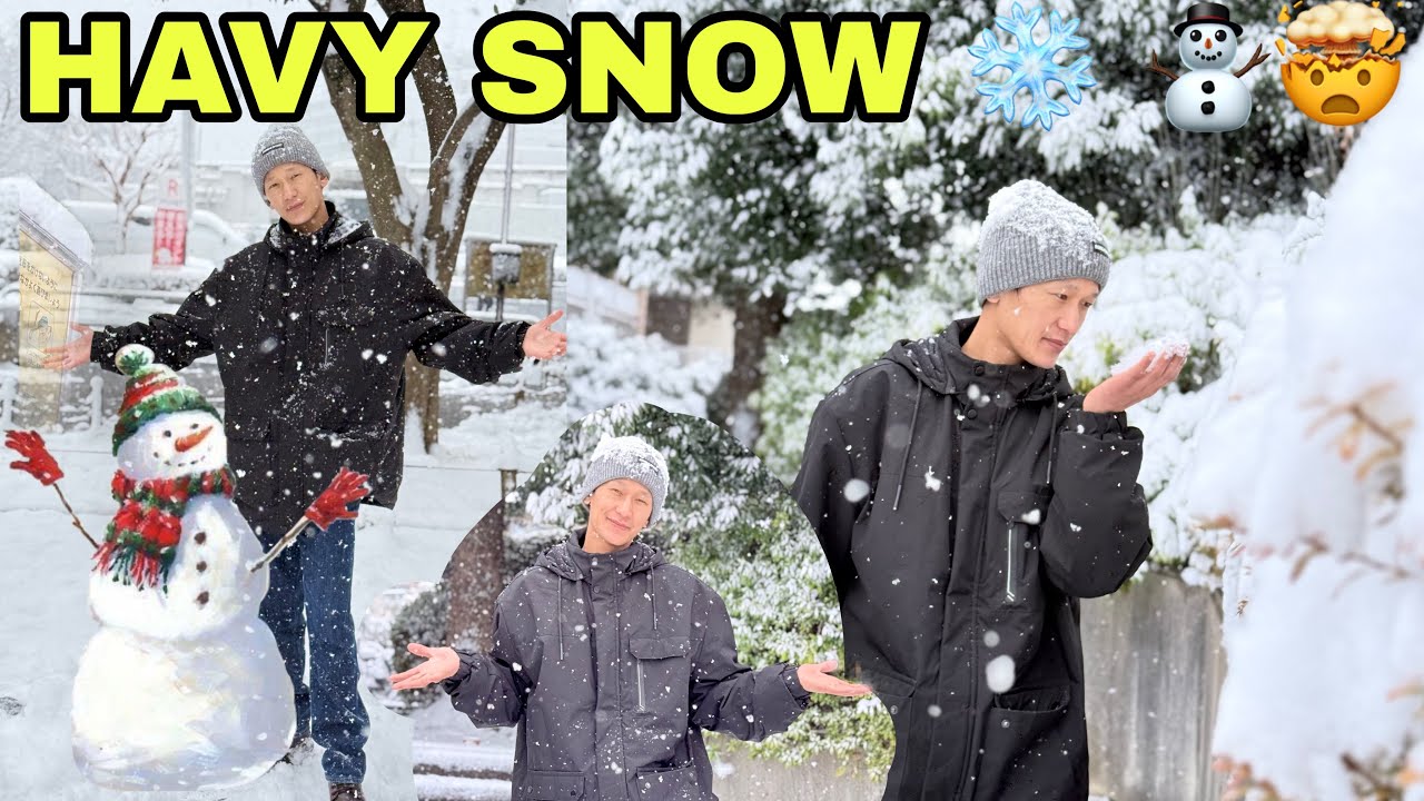 Heavy Snow in Japan ❄️ Babal Ramailo Vayo! 😱🇯🇵 #JapanSnow