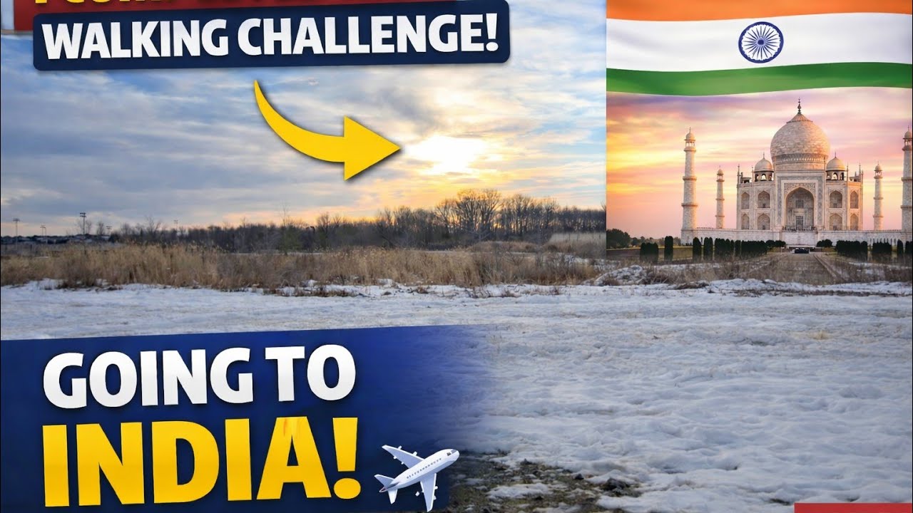 Walking Challenge Done — Celebrating With a 10-Day India Trip! 🇮🇳 #walking #walkingchallege #canada