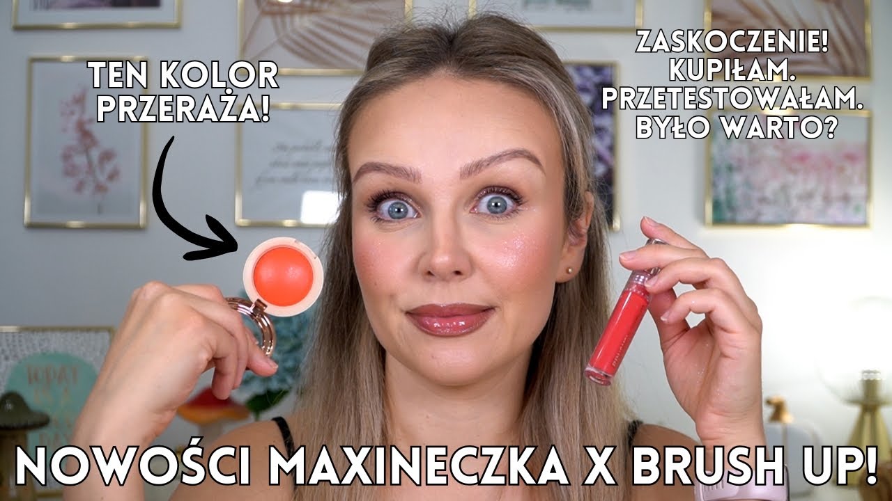 🚨 SZOK! Ten róż mnie przeraża! 😱 | Brush Up! x Maxineczka Coral Fever – PIERWSZY TEST i OPINIA!