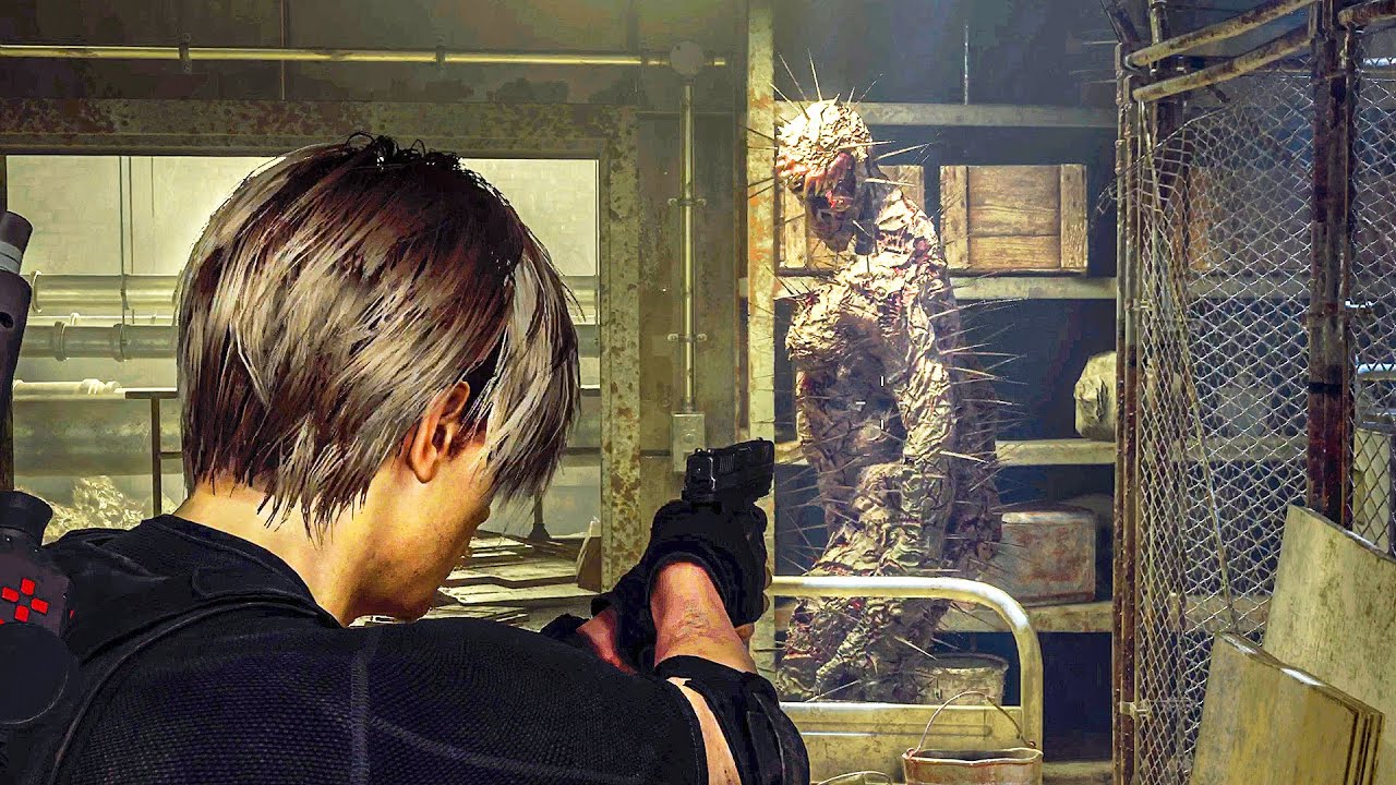 Resident Evil 4 Remake - Iron Maiden Fight Gameplay