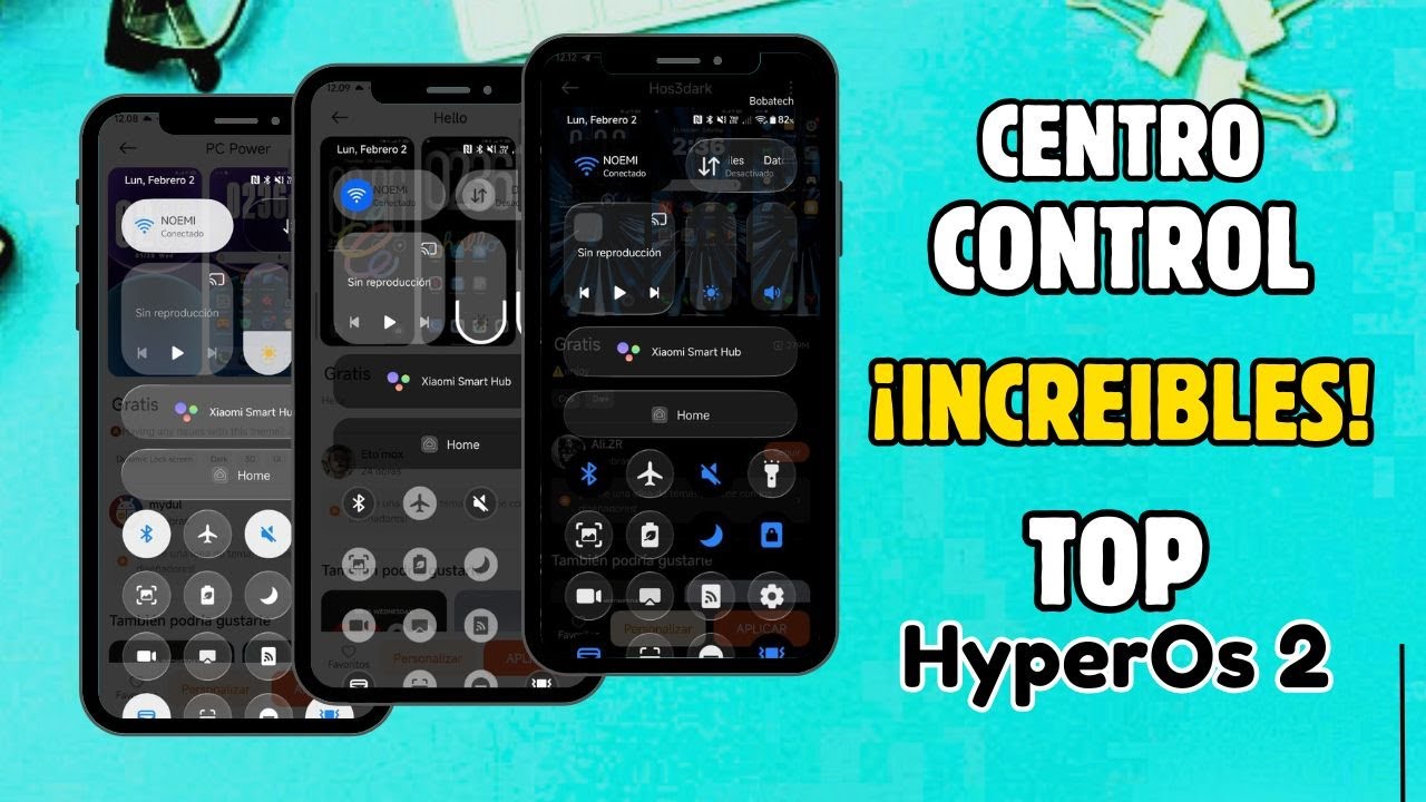 Tu Centro de Control Íncreible con este Top HyperOs 2 para tu Xiaomi - Redmi - Poco