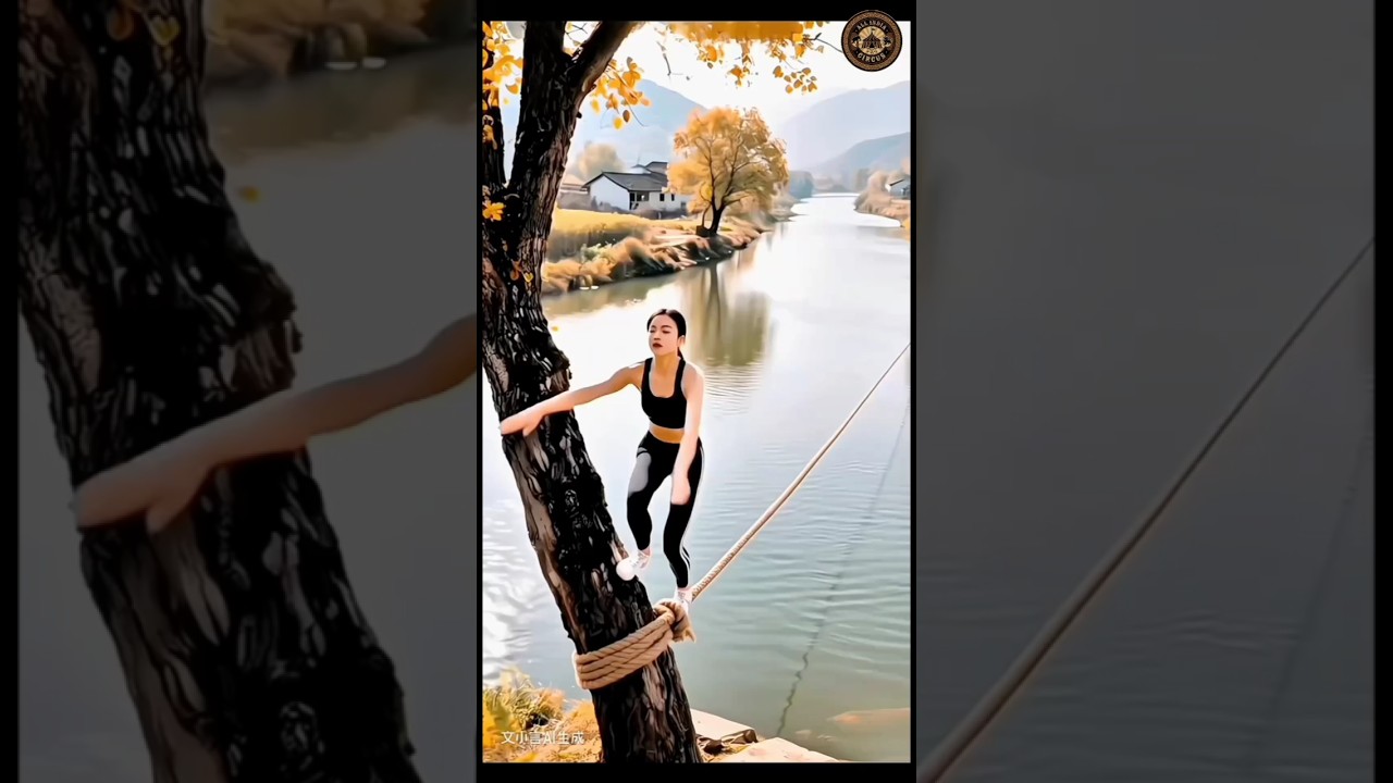 Nadi Ke Upar Rope Walk 😱🔥Tree Se Tightrope Balance Challenge