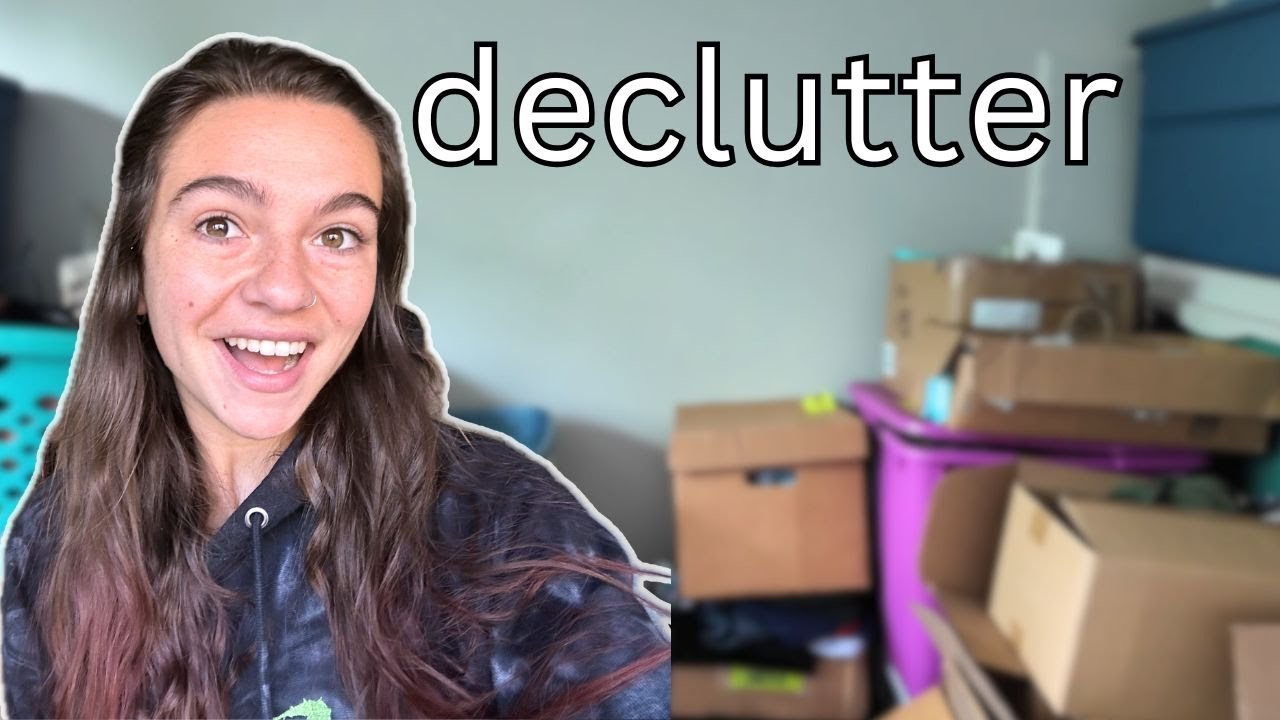 DECLUTTER WITH ME || storage bins & reorganizing