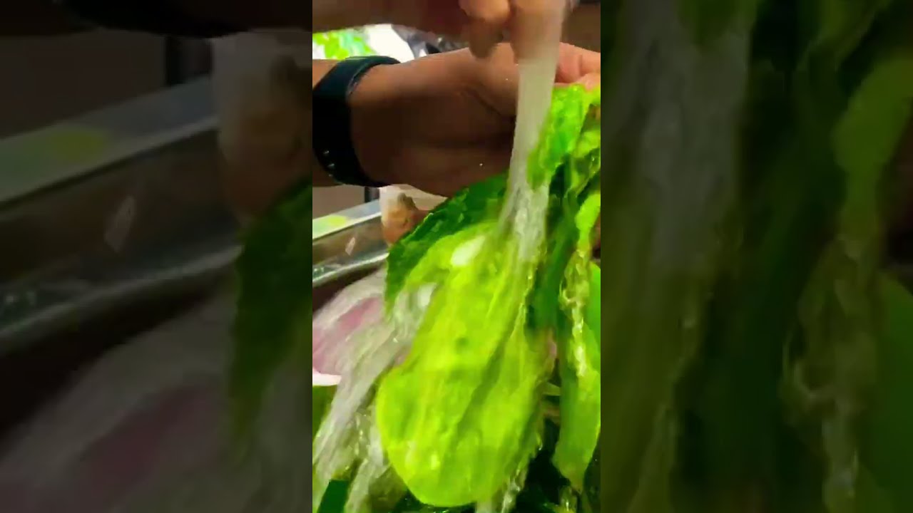 How to wash spinach! #howto
