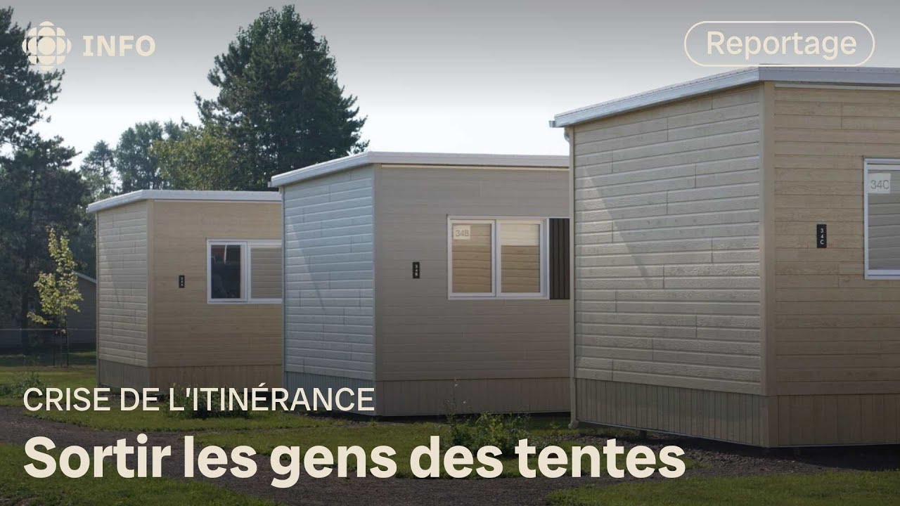 Itinérance à Montréal : des logements modulaires temporaires