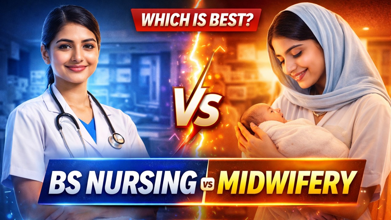 Konsa Best Hai? BS Nursing ya Midwifery | Detailed Difference & Job Scope