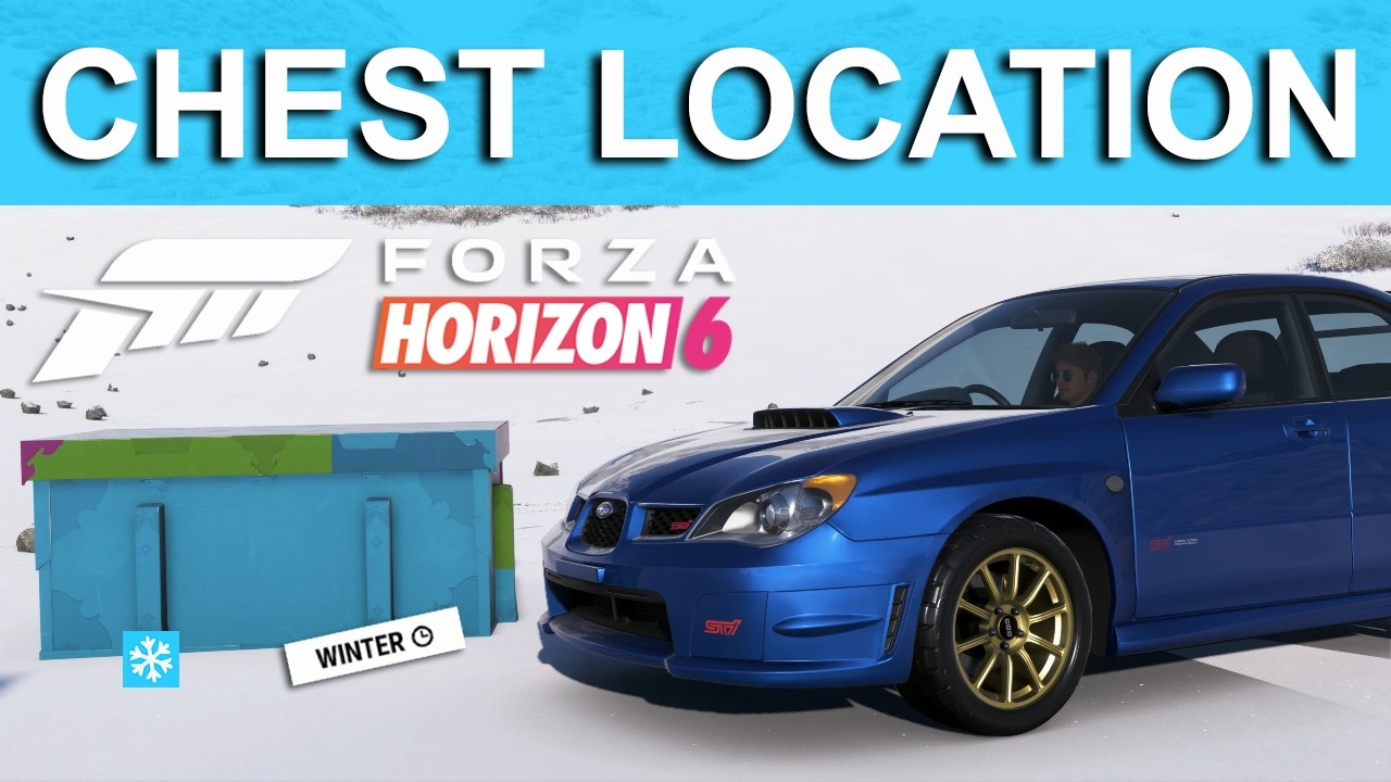 Forza Horizon 6 TREASURE HUNT Sotoyama Region (Winter Festival Playlist)