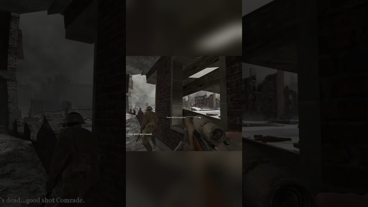 Sniping the Sniper  CoD 2 City Hall Mission