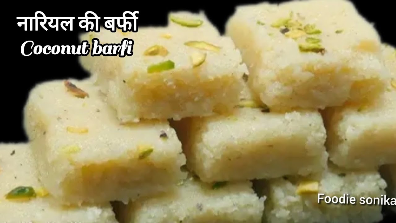 "5-Minute Coconut Burfi: The Easiest & Most Delicious Indian Sweet Ever! 🥥🎉"
