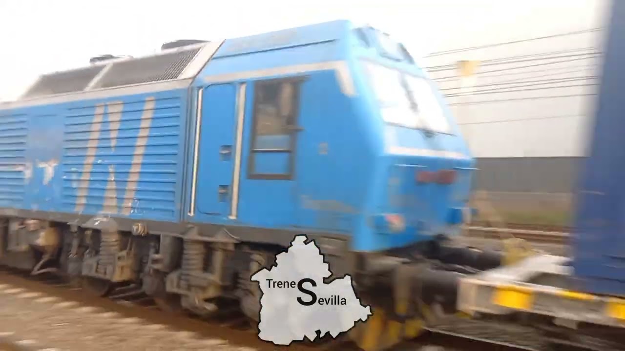 Especial primera circulación Athos Huelva-Fuenlabrada. Tarde de trenes en La Rinconada