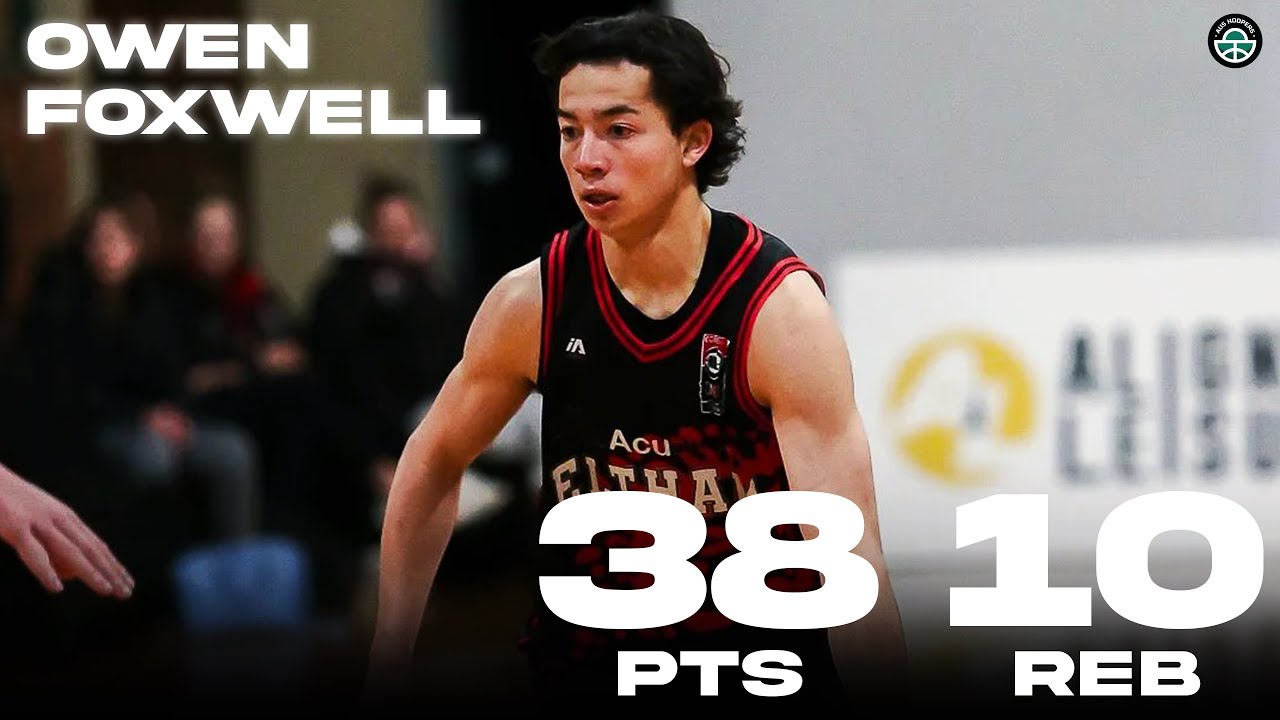 OWEN FOXWELL 38PTS & 10REB v NW TASMANIA!!