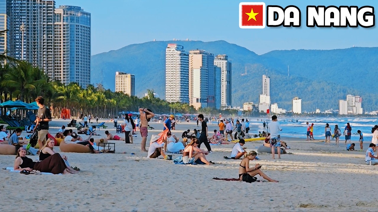 Vietnam Da Nang Update 14th February 2026 - Beautiful My Khe Beach Real Atmosphere &  Travel Moments
