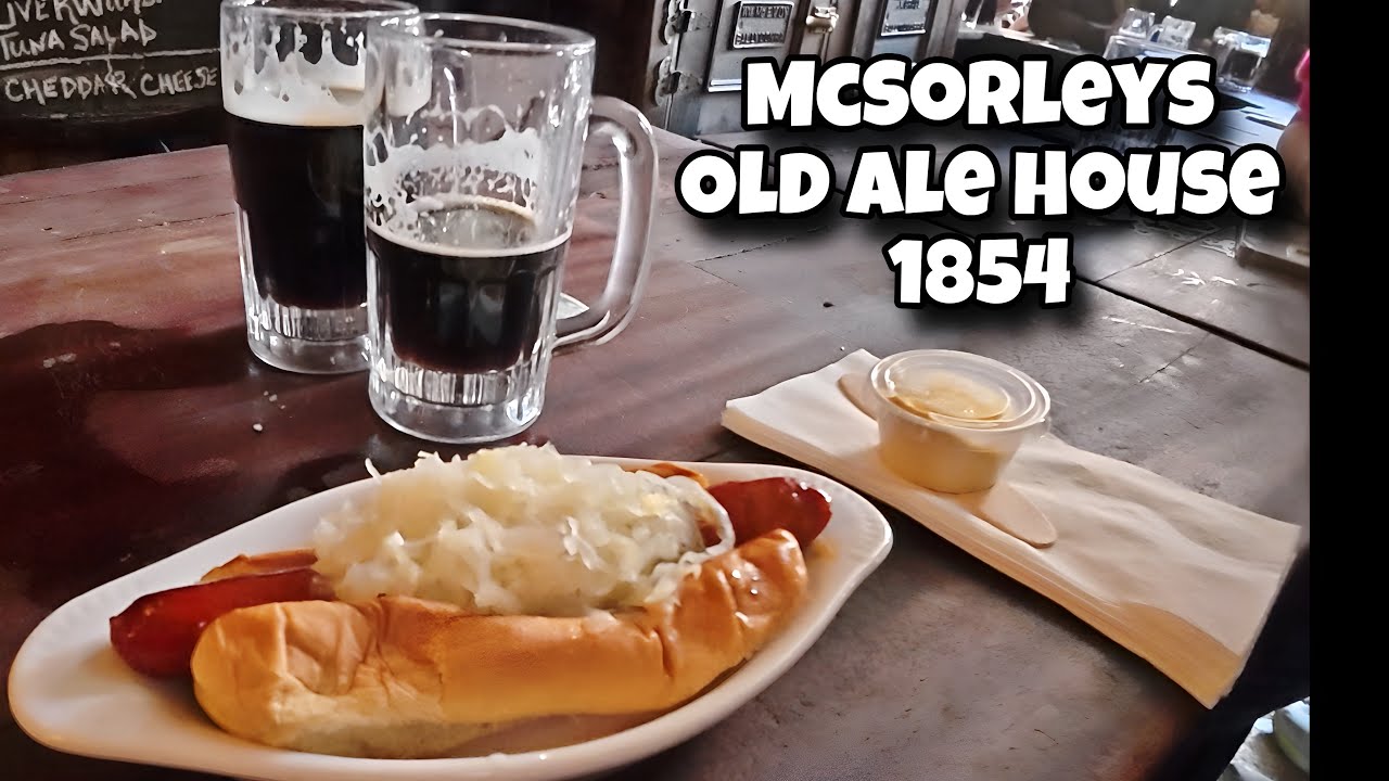 HOT DOGS are WHAT Makes McSorley's Old Ale House a Manhattan FAVORITE