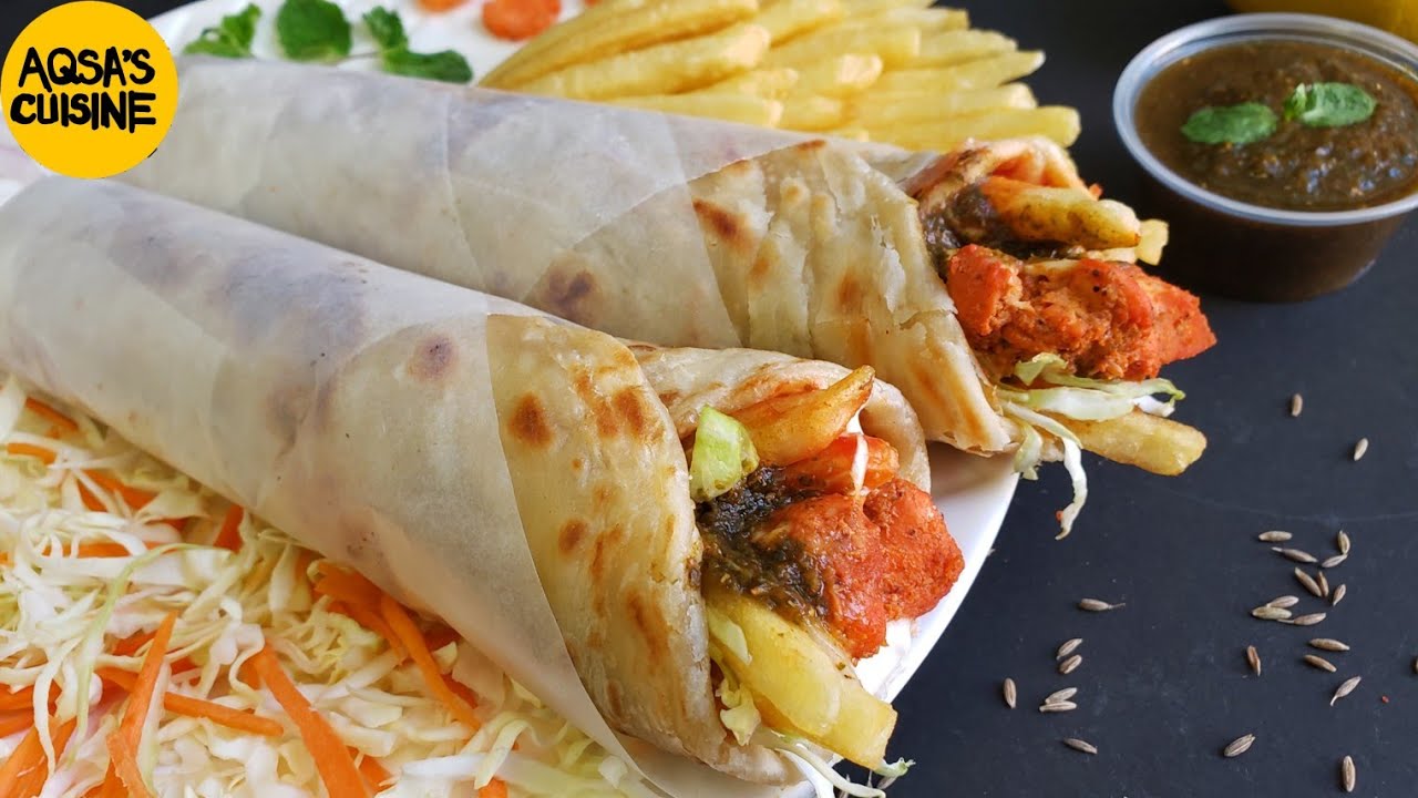 CHICKEN PARATHA ROLL RECIPE || by Aqsa's Cuisine