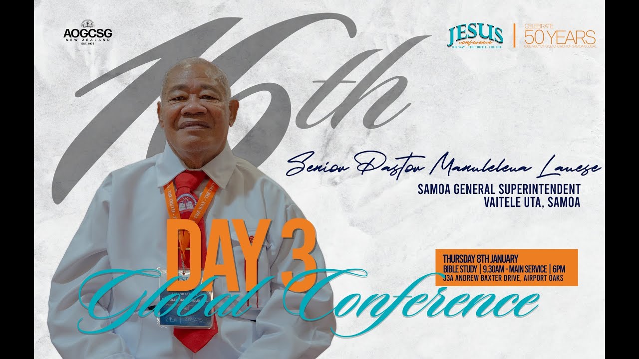 Assembly of God Church of Samoa Global - Day 3 Service Global Conference 2026