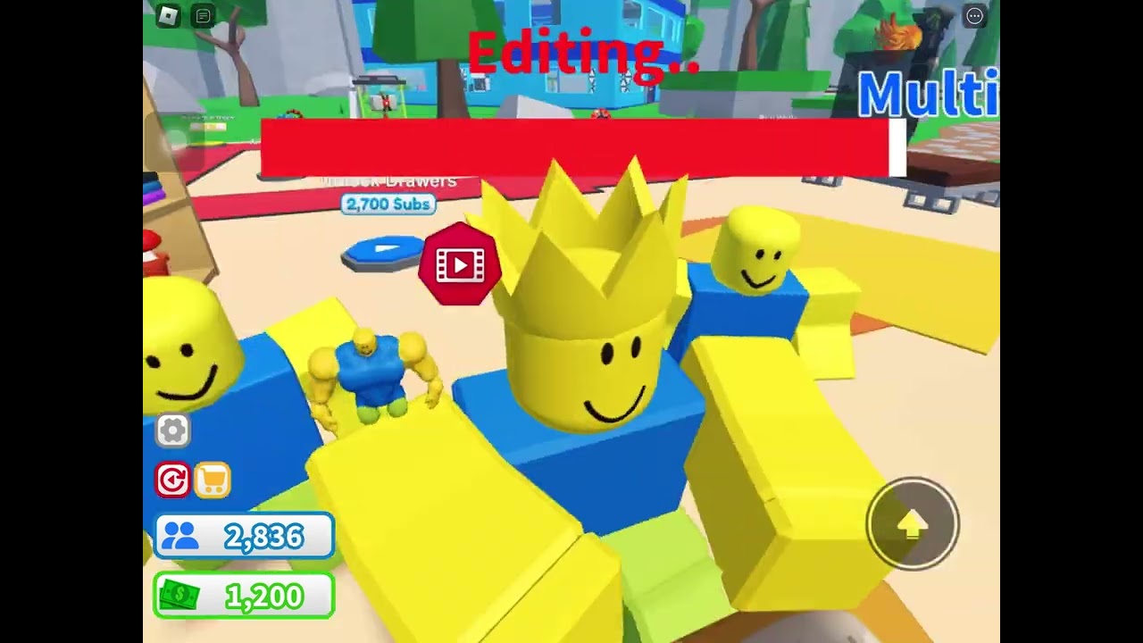 I became a YouTuber in roblox