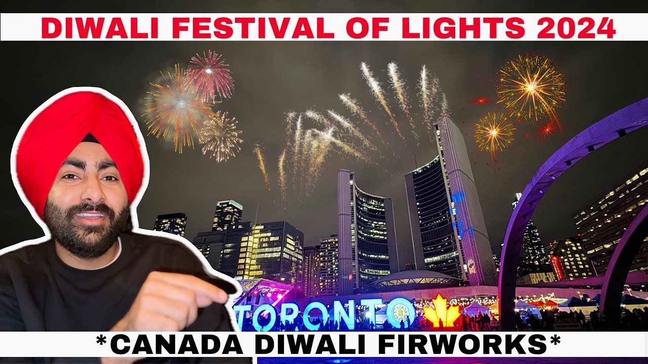 Canada di *DIWALI FESTIVAL OF LIGHTS 2024* 🇨🇦 DIWALI FIREWORKS IN CANDA FIREWORKS 🧨