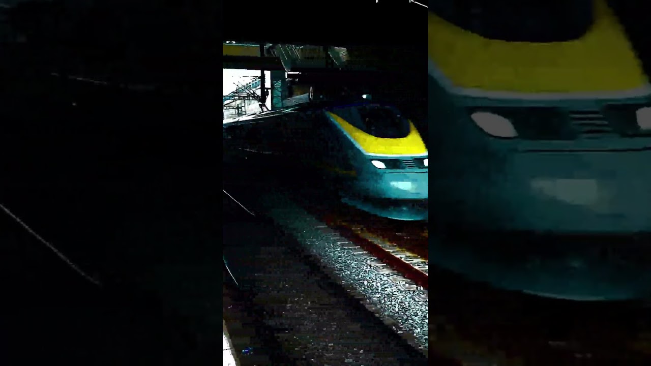 Eurostar e300 373209 & 373210 passing Stratford International 